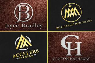 design modern initial letter monogram apparel text logo