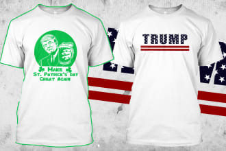 make trendy t shirt design for merch by amazon