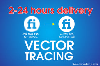 vector tracing logo, vectorise image, convert to vector