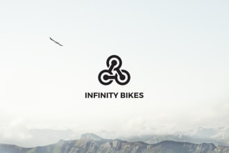 design 2 fast creative minimalist logo with a free mockup