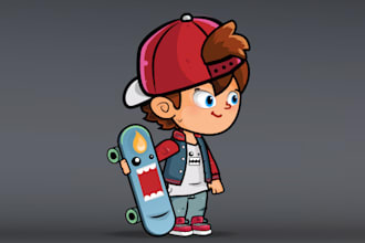 design your game character and game graphics