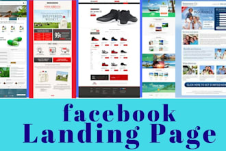create facebook landing page