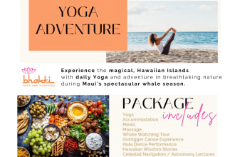 create a flyer or facebook ad for yoga and wellness