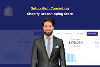 build high converting shopify dropshipping store