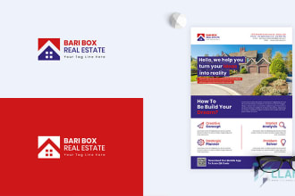 design unique brochure, flyer and logo for real estate