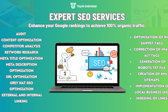 do strategic on page SEO optimization services and escalate  your google ranking