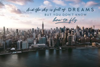 add text logo quote to your photos in simple elegant way