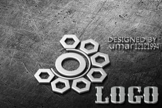 design 3d logo for your company, business and website