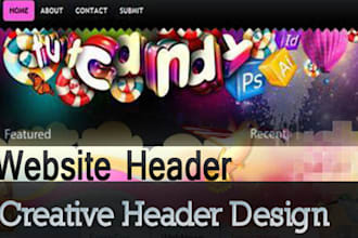 design Website Header, Banners For You, Only Web Site Headers and Banners