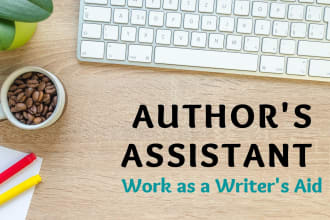 work as an authors or writers assistant