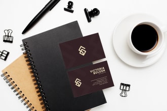 design professional business card with qr code