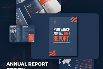 design a professional annual and esg report or company profile