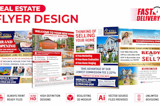 design real estate flyer