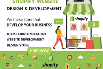 design professional drop shipping shopify online store