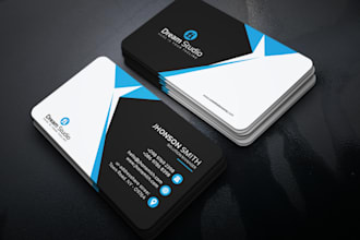 design outstanding 2 sided business card