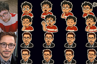 design custom stickers pack for you