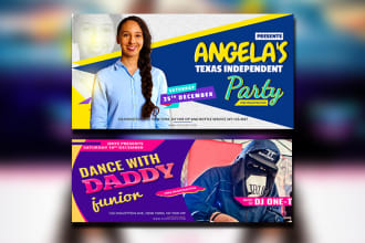 design youtube or facebook or twitter or insta banner
