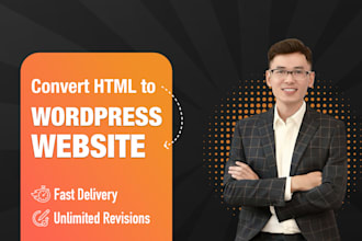 convert HTML to wordpress professionally