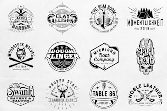 design original vintage retro logo