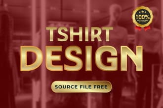 do a trendy t shirt design