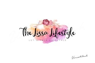 create a stunning watercolor signature logo design
