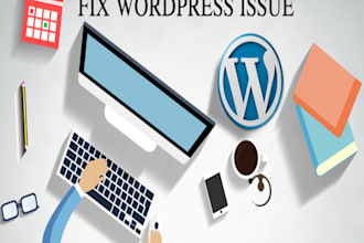 fix wordpress issues, errors or problems