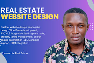 build modern real estate website with idx mls