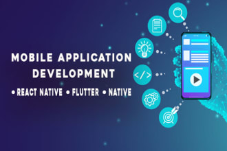 develop mobile app for IOS and android
