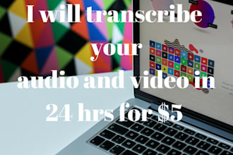 transcribe all your audio or video for you