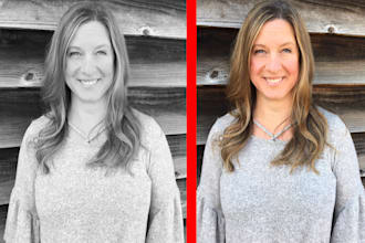 high quality and natural beauty touch up your photos