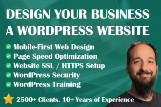 design and build a business website