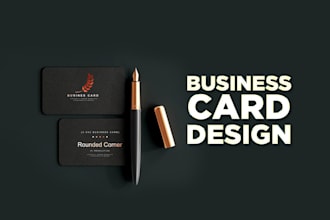 design professional business cards and stationary