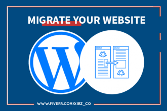 migrate, move, transfer your website to wordpress
