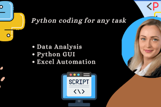 do any python projects and create python programs