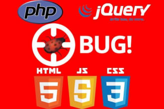 debug php, laravel, html, css, javascript issues