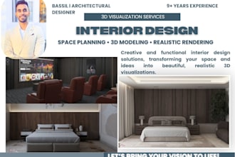 make a 3d interior design