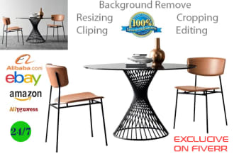 remove background of 100 product images with resize