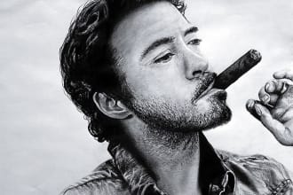 create a professional pencil drawing