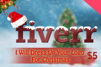 dress up your logo for christmas