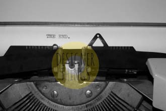 write your message on a typewriter