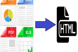 professionally convert any document format to HTML