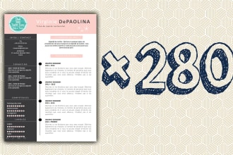 provide a stock of professional resume template