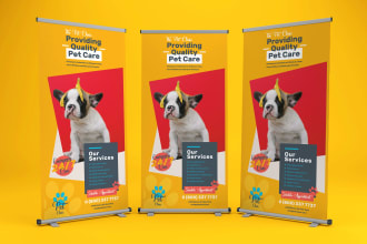 design a backdrop,roll up,signage,billboard banners