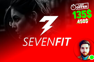 design fitness, yoga, wellness, gym and sports logo to elevate you