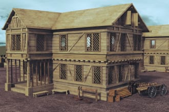 create a 3d game asset with realistic textures