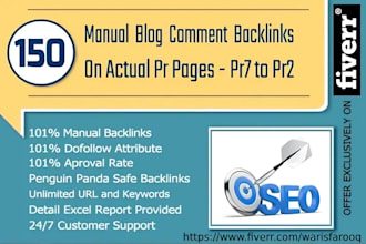 do 150 blog comment on high da pa tf cf and low obl