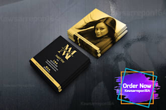 design square and standard business card with print ready files
