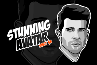 draw portrait cartoon caricature avatar from your photo