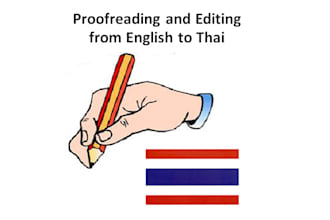 do proofreading thai language