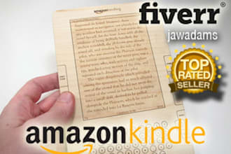 convert your Book to Kindle ebook MOBI format with clickable Table of Contents